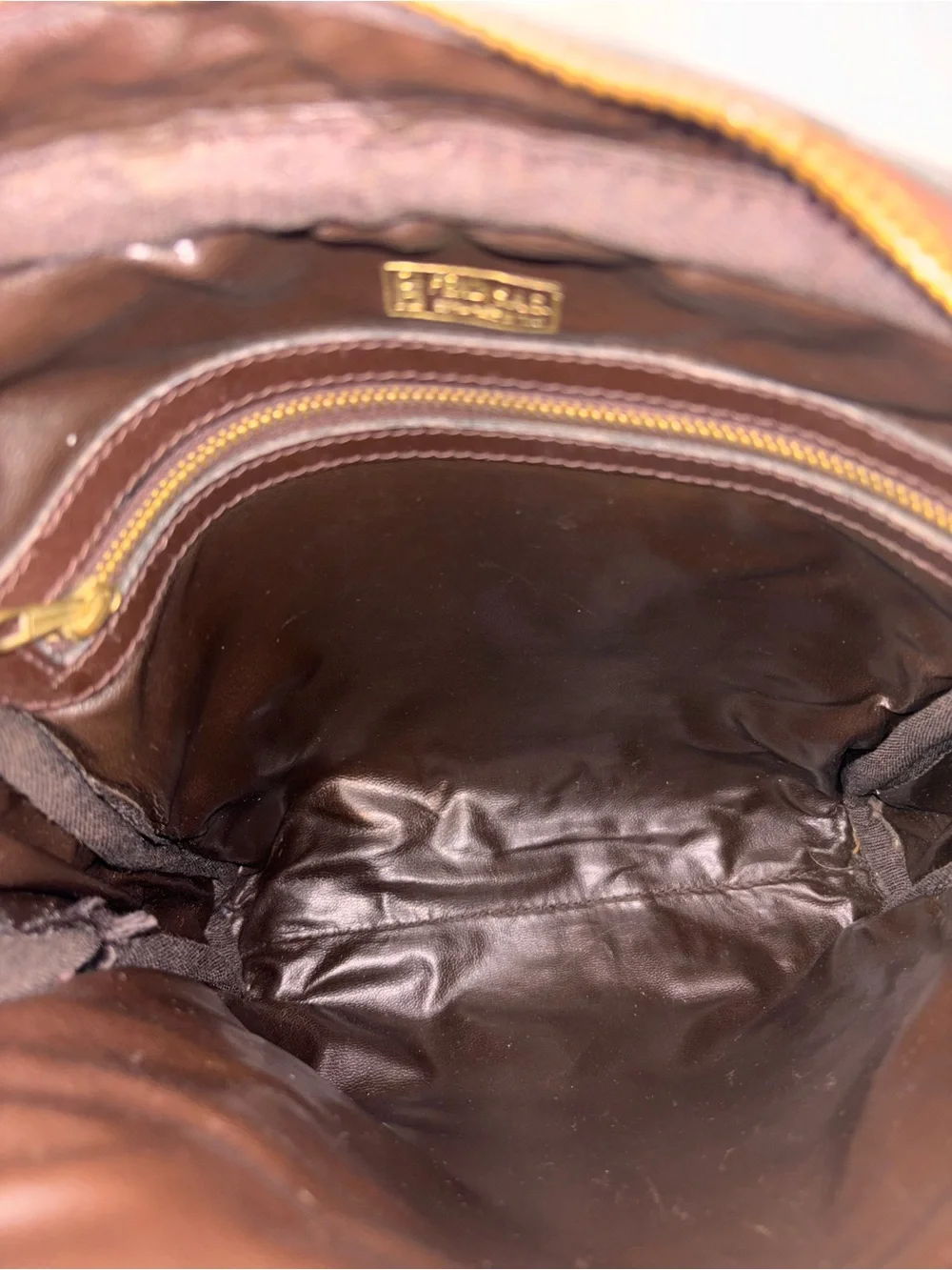 Fendi Brown FF Logo Messenger Bag with Matching Wallet